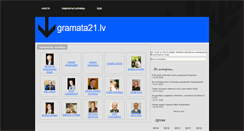 Desktop Screenshot of gramata21.lv